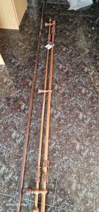 Дървен корниз орех