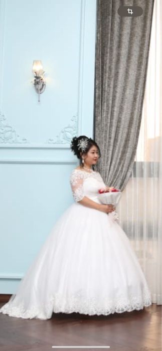 Свадебное платье .