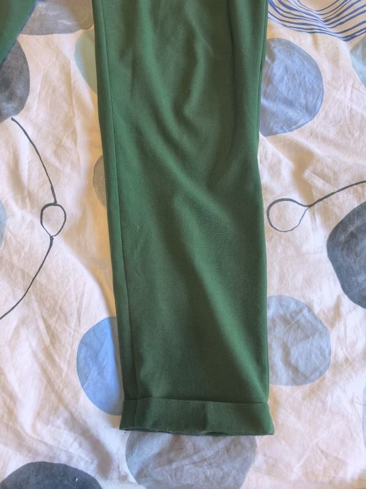 Блуза и панталон сет зелено