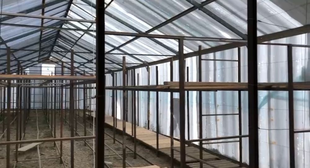 Теплица каркас 15х6,5м