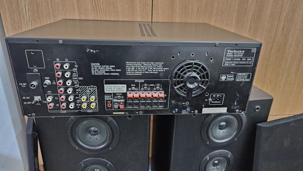 Technics SA-GX550 și boxe Pioneer CS-3030