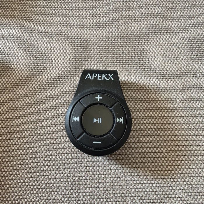 APEKX Bluetooth аудио приемник (адаптер) с вграден микрофон и клипс
