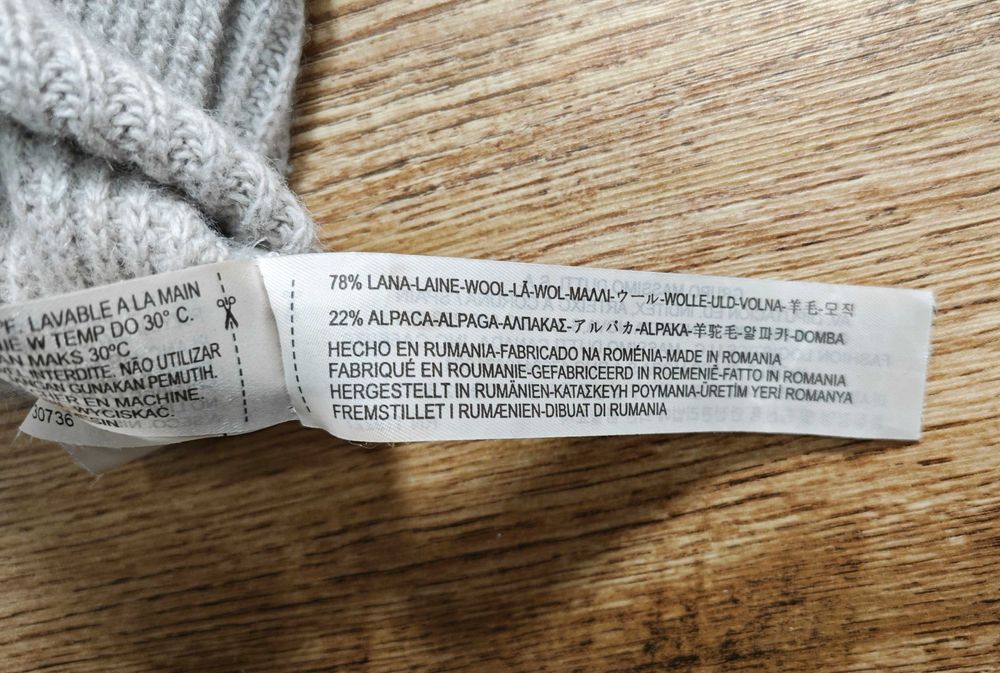 Massimo Dutti Алпака бленд дамска туника / Пуловер размер М