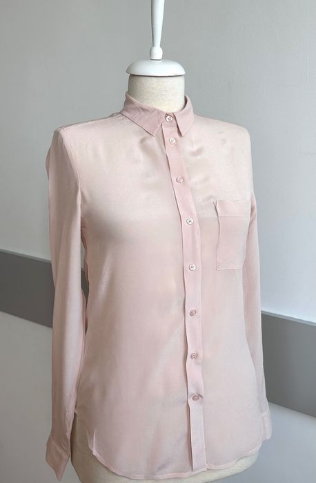 Нежна копринена риза Gina Tricot 100% silk