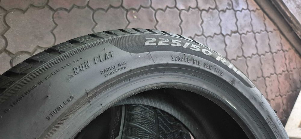 anvelope Pirelli,Bridgestone run flat 225/50/18 m&s iarna