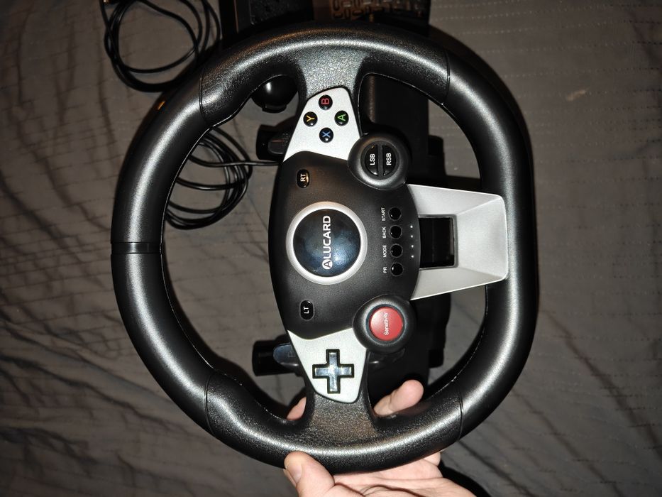 Volan cu pedale de Gaming - Alucard NS-9887