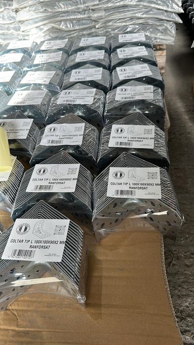 Elemente Fixare Lemn – Colțare Perforate Diverse Dimensiuni