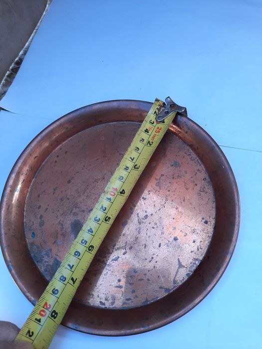 Tavă  din cupru cu dimensiuni  in poze