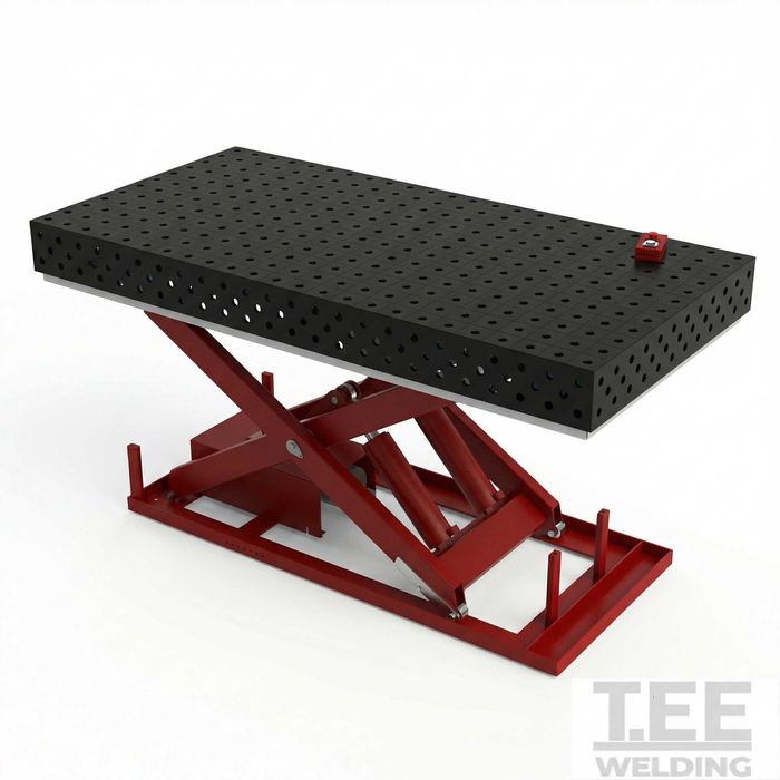 Заваръчна маса StartPro 2400×1200х12 мм -хидравлична повдигаща система