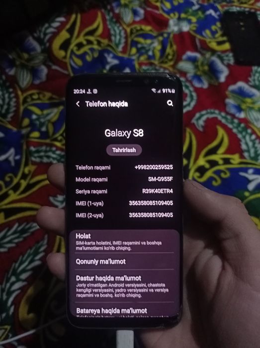 Galaxy S8 & Redmi note 9
