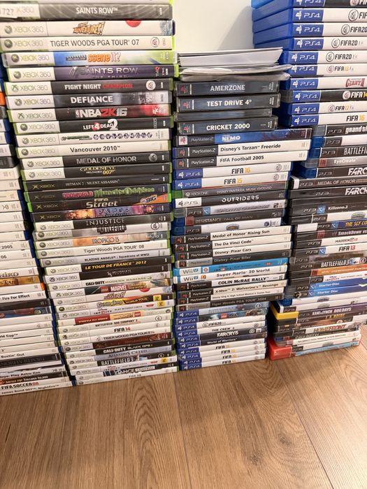 Lot 409 jocuri video originale PS1 PS2 PS3 PS4 PS5 PSP Wii DS Xbox