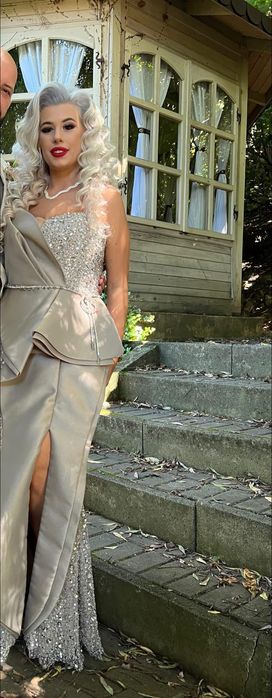 Rochie de ocazie deosebită material turcesc de înaltă calitate!!!