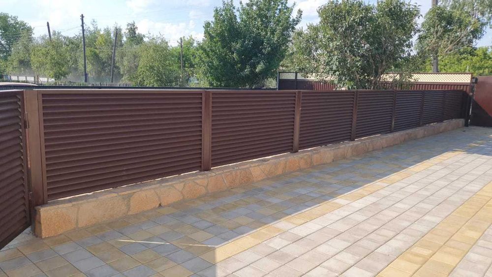 Забор-жалюзи, штакетник, еврозабор.