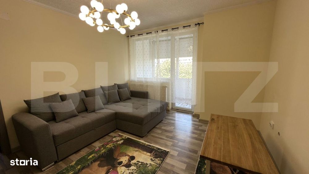 Apartament complet renovat, 57 mp, 2 camere, etaj 4 – zona Micro 15 — fotografia 3