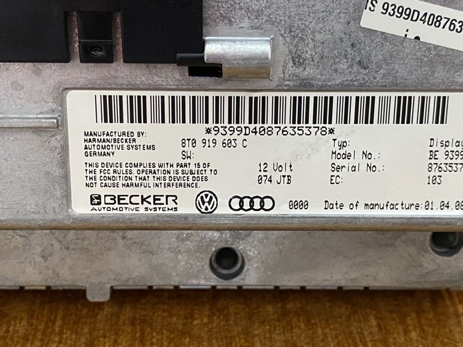 Magazie CD / Display / Tastatura Audi A4 B8 / A5