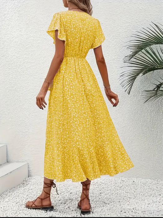 Летнее платье с запахом