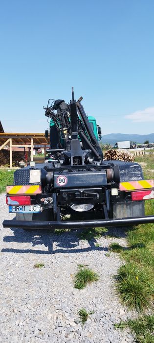 MAN cu abroll, macara, camion, schimb