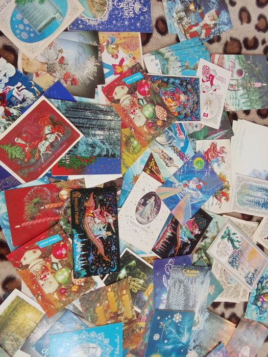 Открытки новогодние СССР