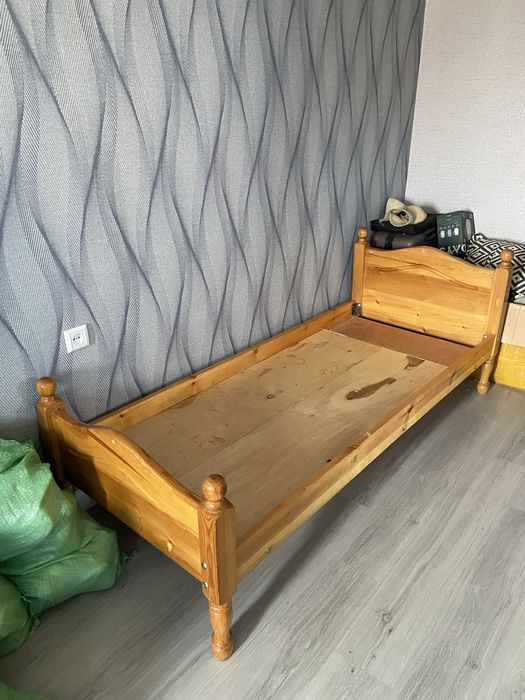 Кровать 190х80 натуральная дерева