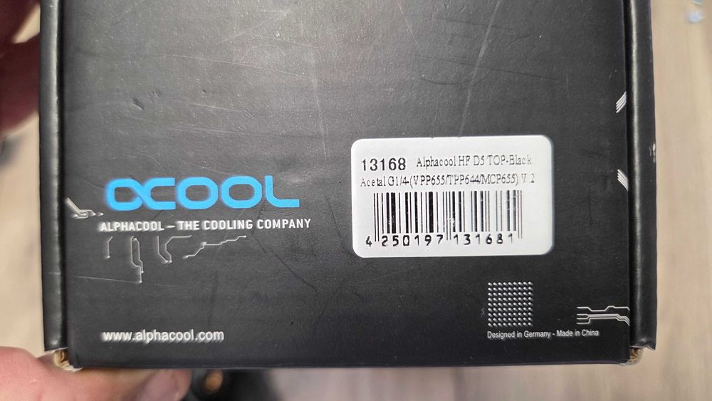 Топ за водна помпа D5, водно охлаждане PC Аlphacool HF D5 TOP V2