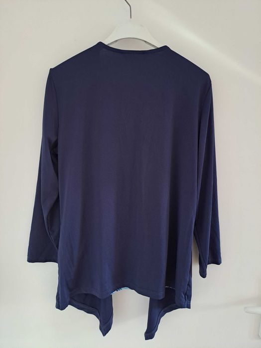 елегантна дамска блуза в синьо