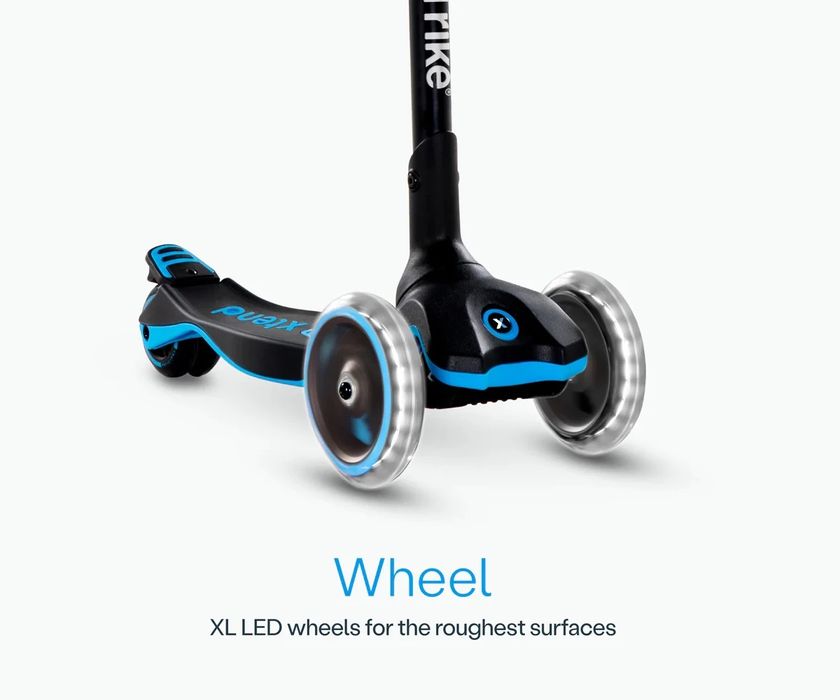 smarTrike - Детски разтегаем скутер син зелено розово оранжево