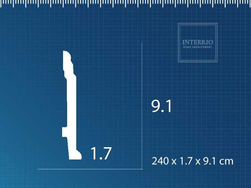 Plinta decorativa polimer rigid