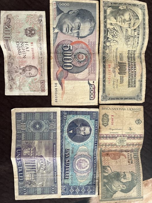 Monede și Bancnote vechi din toată lumea !