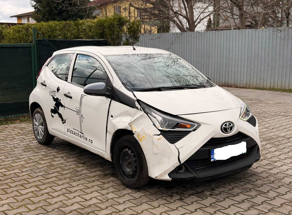 Toyota Aygo 2022, EURO 6, Unic proprietar, TVA deductibil avariat