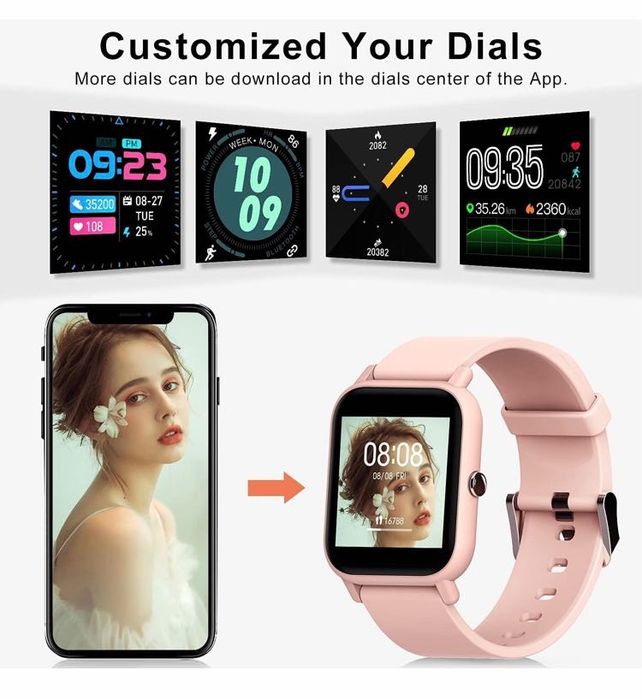 Смарт часовник/Blackview smartwatch for android ios