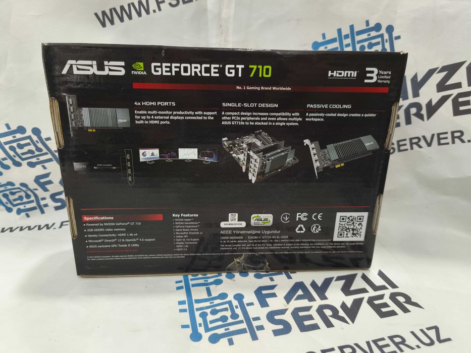 Видеокарта ASUS GT710-SL-2GD5 GeForce® GT 710 2 Гб GDDR5