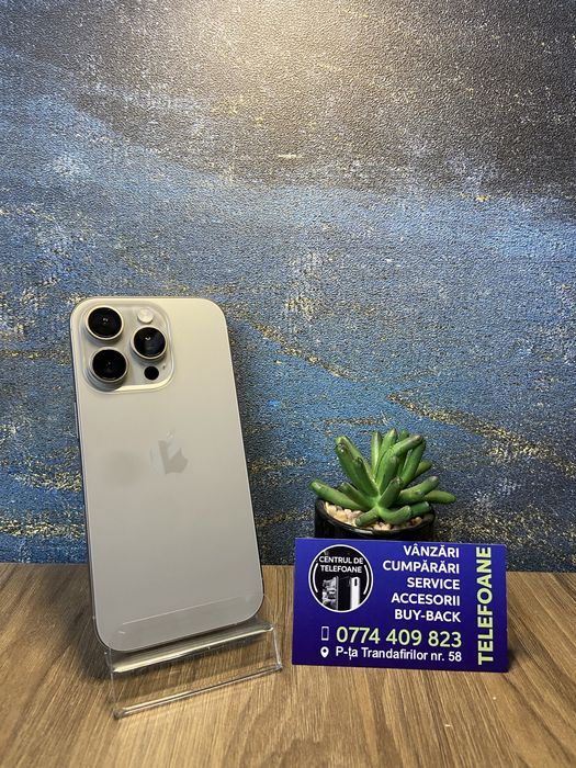 Iphone 16 Pro /128 Gb/Garantie 2Ani Centrul de Telefoane/Rate