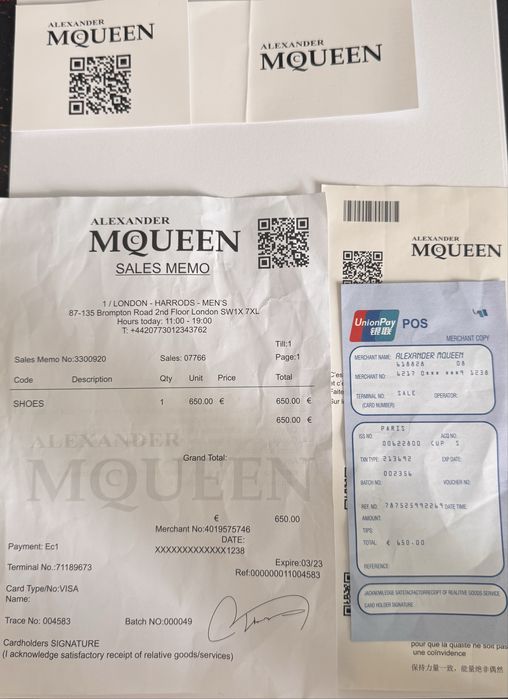 Adidasi Alexander Mcqueen