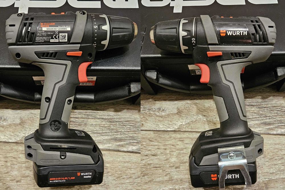 Wurth BS 14-A Light акумулаторен винтоверт 14.4v с 2 батерии 1.5Ah