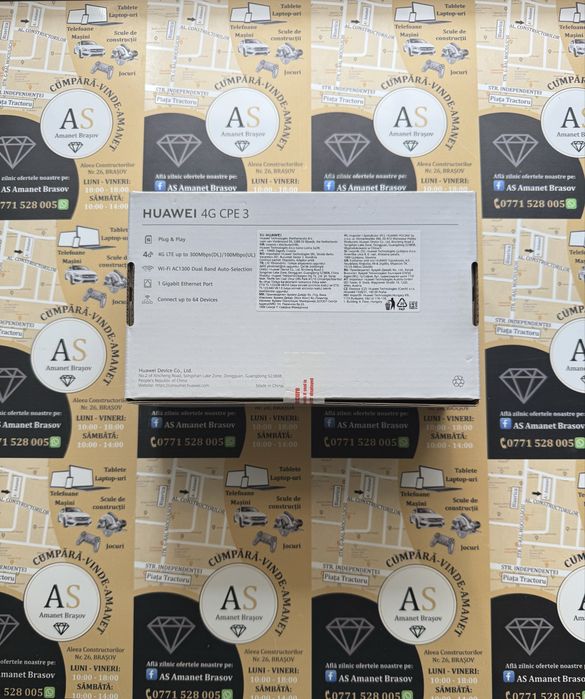 Router Huawei 4G CPE3  Nou cu Sim