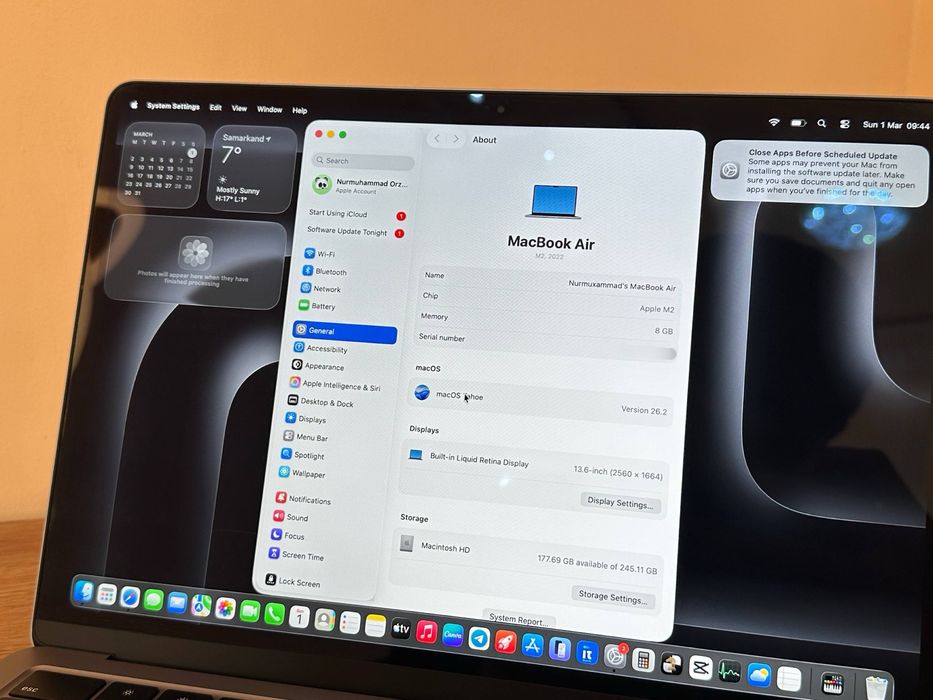 Air M2 14 Silver macbook macbuk