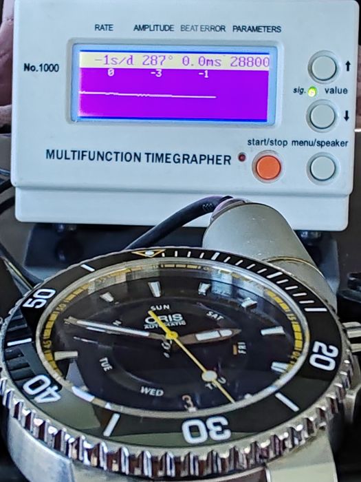 Ceas Oris Aquis Automatic Diver 500 m Funcționează impecabil!