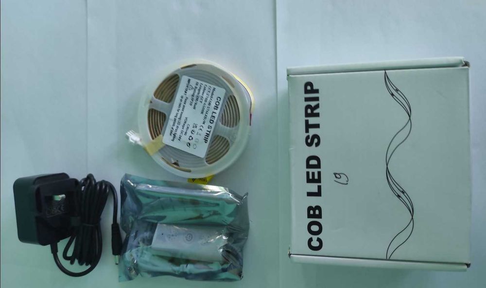 Bandă LED COB CCT 24V Înaltă Densitate 576 LED/m - NOUĂ - Kit Complet