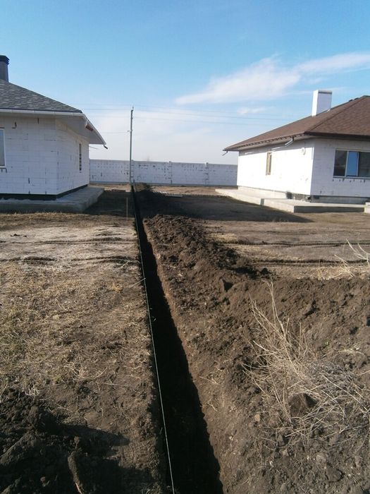 Копаем Септик Туалеты фундаменты треншею