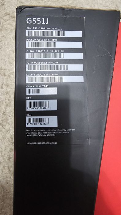 Laptop Gaming ASUS ROG G551J