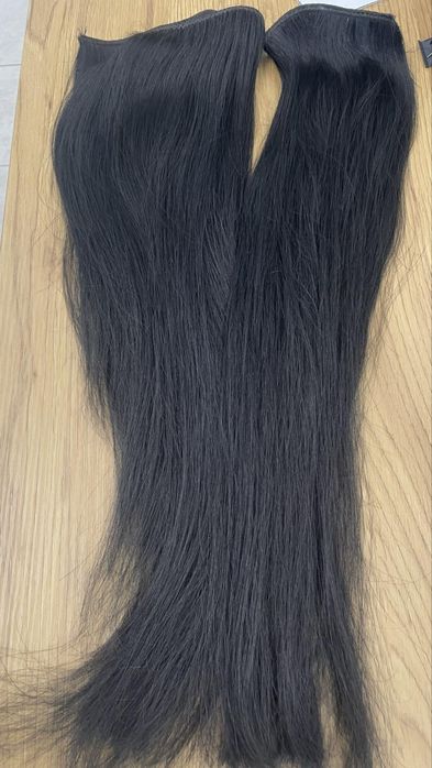 Естествена коса 100%, цвят черен