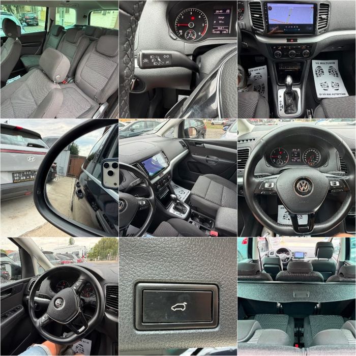 Volkswagen Sharan 2,0 Tdi Dsg 7 Locuri Euro 6 Rate Fixe Garantie 12 Luni