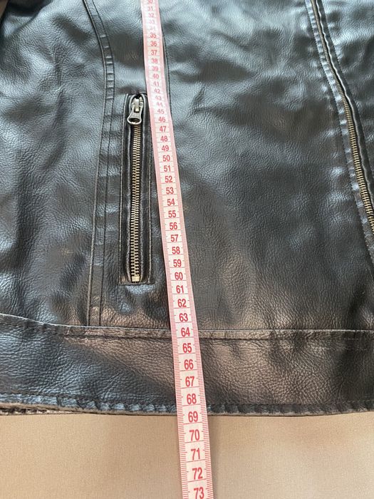 Geaca piele naturala Black Rivet XL
