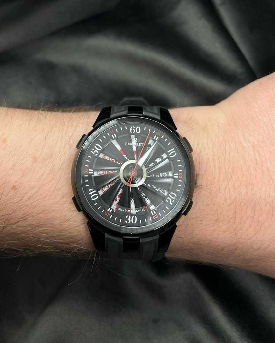 Perrelet Turbine Poker черен