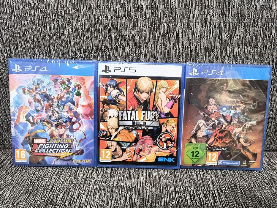 Fatal Fury,Marvel Vs Capcom Fighting Collection,DNF Duel PS4 PS5