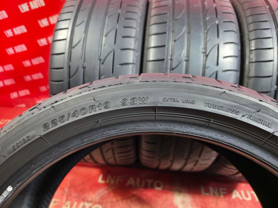Anvelope de VARA - 225/40/19 - BRIDGESTONE - 7 MM - DOT 2019 !
