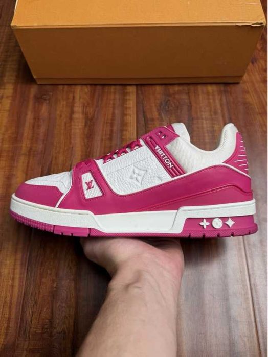 Louis Vuitton Trainer LV Monogram White Pink 36-42