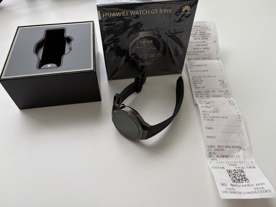 Huawei Watch GT 5 Pro Black 46mm с Гаранция Изгодно!!