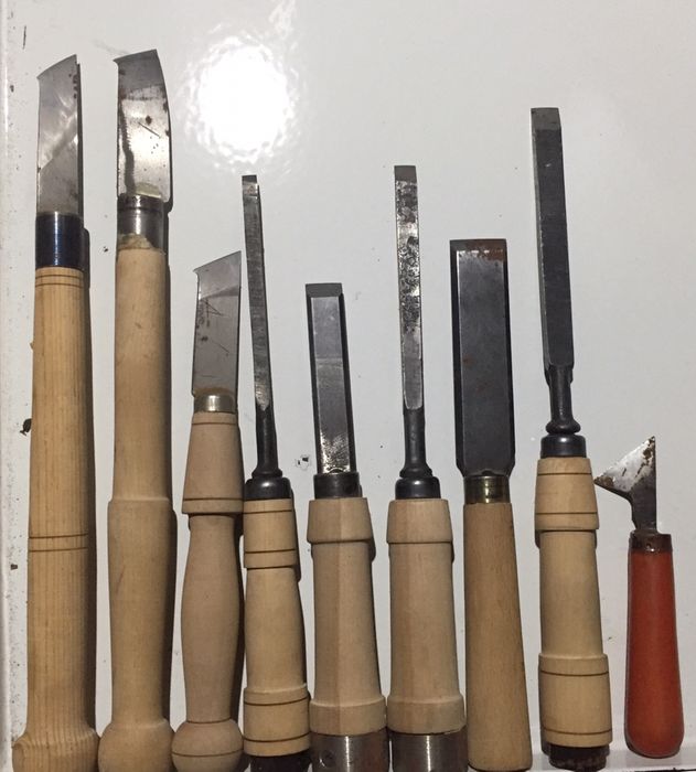 Професиональные Набор советских стамесок для резьбы по дереву