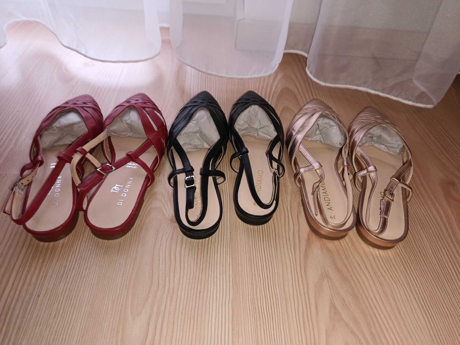 Sandale dama din piele naturala